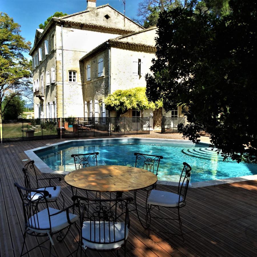 Chateau Montplaisir Charming B&B In Provence Valreas Bagian luar foto