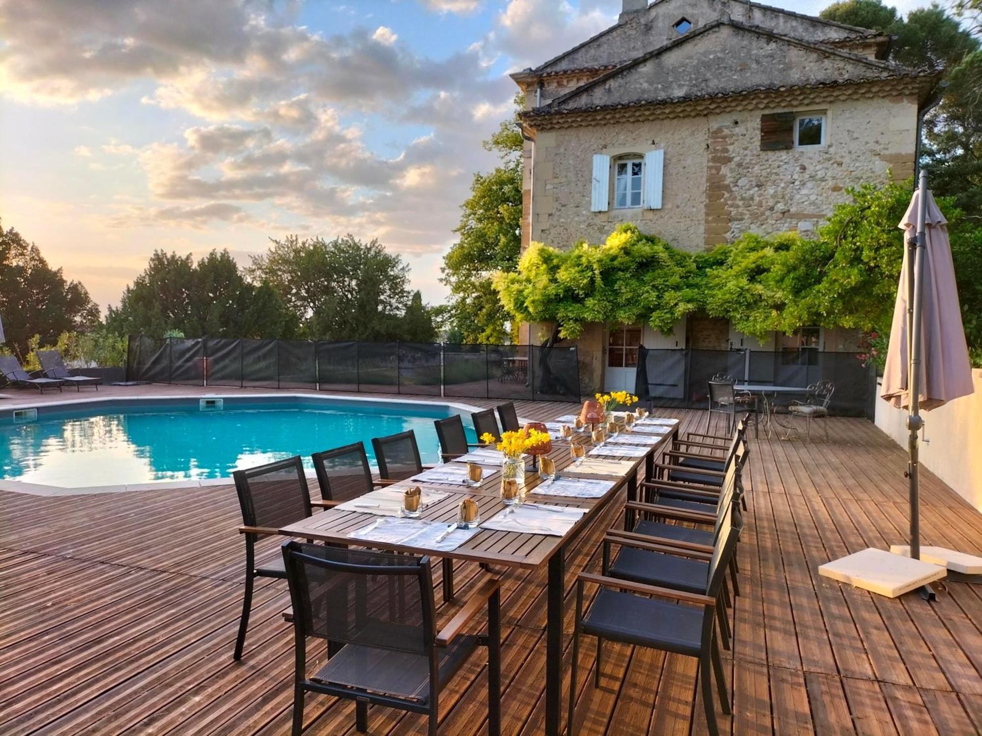 Chateau Montplaisir Charming B&B In Provence Valreas Bagian luar foto